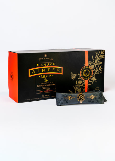 (OUT OF STOCK) : SPECIAL PROMOTION: 65 Sticks Pack High Purity Manuka Winter Booster MGO 83+